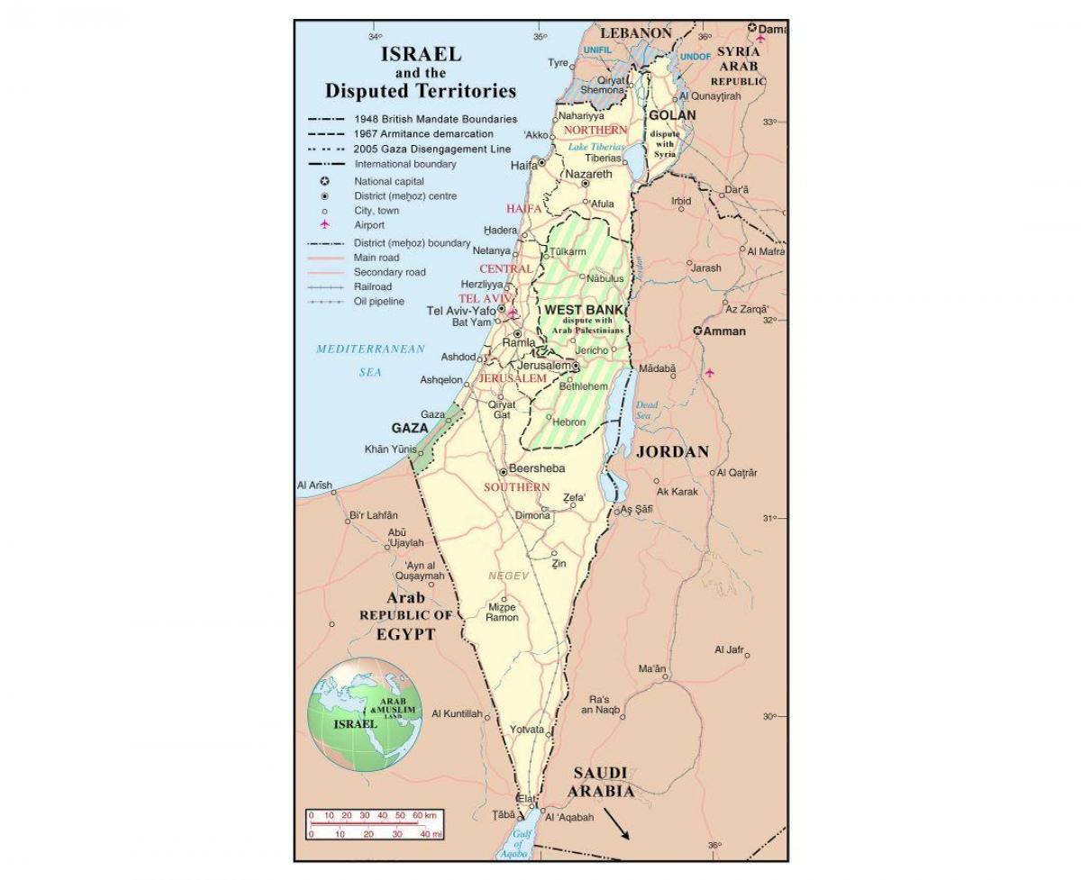 harta e izraelit aeroporte