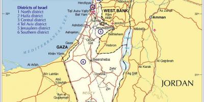 Izraeli rajonet hartë