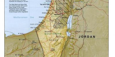 Harta e izraelit gjeografi 