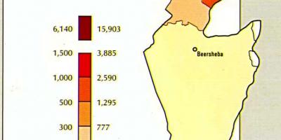 Harta e izraelit popullsisë