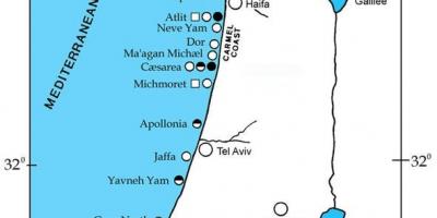 Harta e izraelit portet